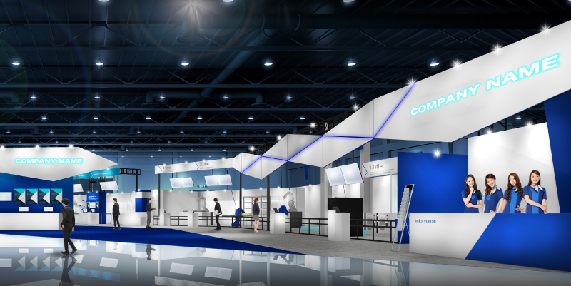 展示会ブース・ショールーム デザイン パース制作