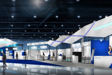 展示会ブース・ショールーム デザイン パース制作