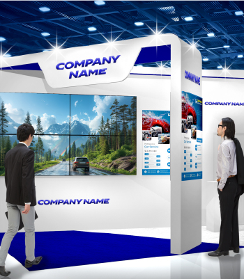 展示会ブース・ショールーム デザイン パース制作