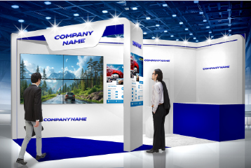 展示会ブース・ショールーム デザイン パース制作