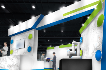 展示会ブース・ショールーム デザイン パース制作